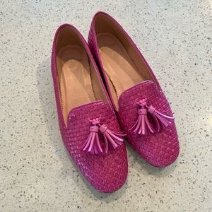 J. CREW Tassel Loafer Smoking Slippers